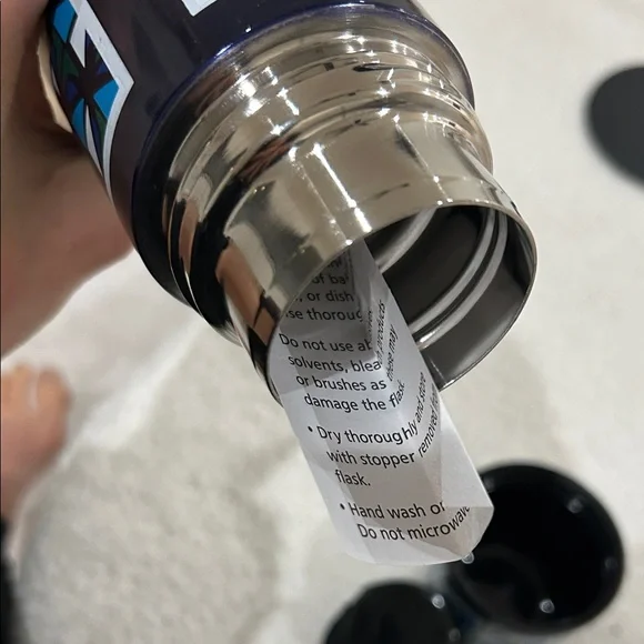 Tory Burch Geometric Patterned Thermos - Picture 2 of 4